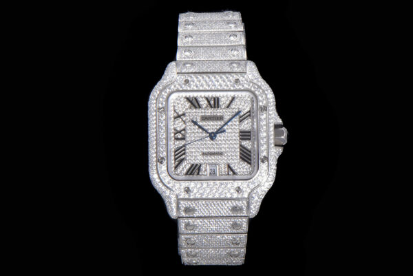 Cartier Santos 4555 Blue