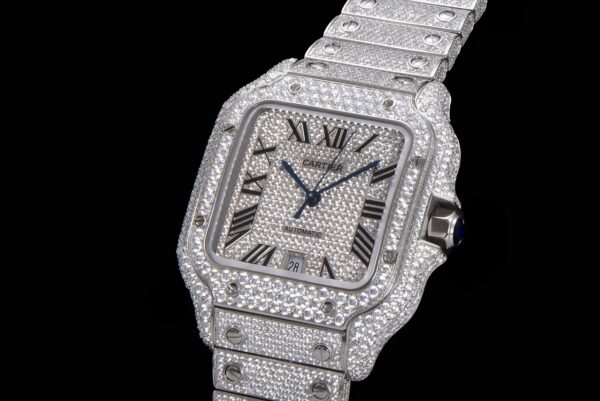 Cartier Santos 4555 Blue