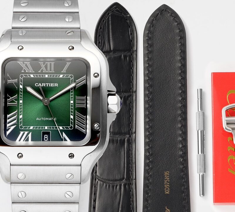 Cartier Santos 9019 Smoked