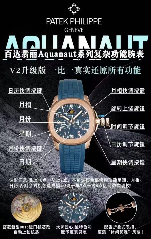 Patek Philippe Aquanaut 5261R-001 Blue