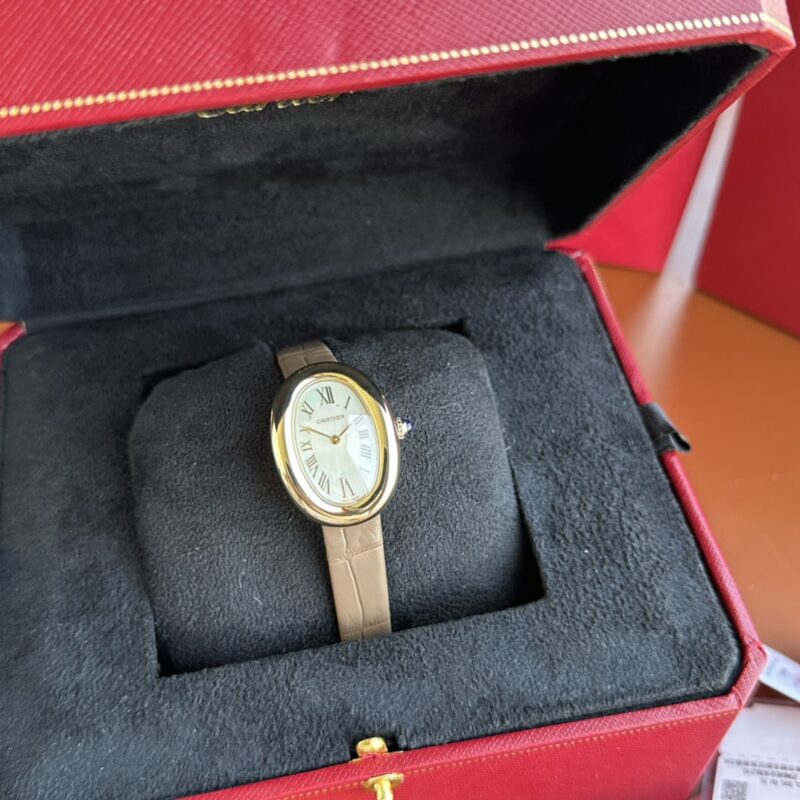 Cartier Watch Reference Pending Yellow Gold