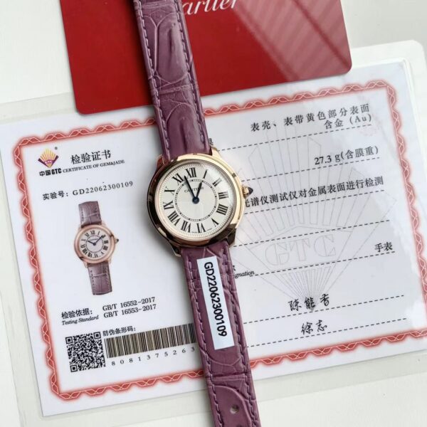 Cartier Watch Reference Pending Blue
