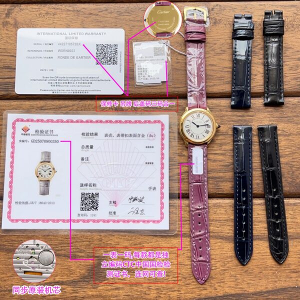Cartier Watch Reference Pending Blue
