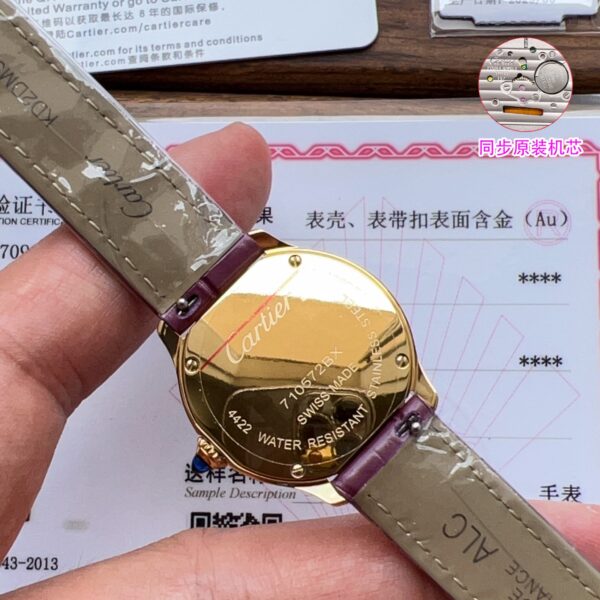 Cartier Watch Reference Pending Blue