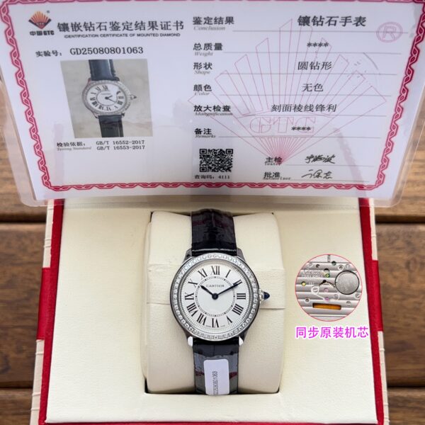 Cartier Watch Reference Pending Blue