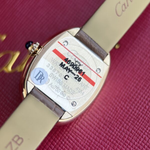 Cartier Watch Reference Pending Yellow Gold