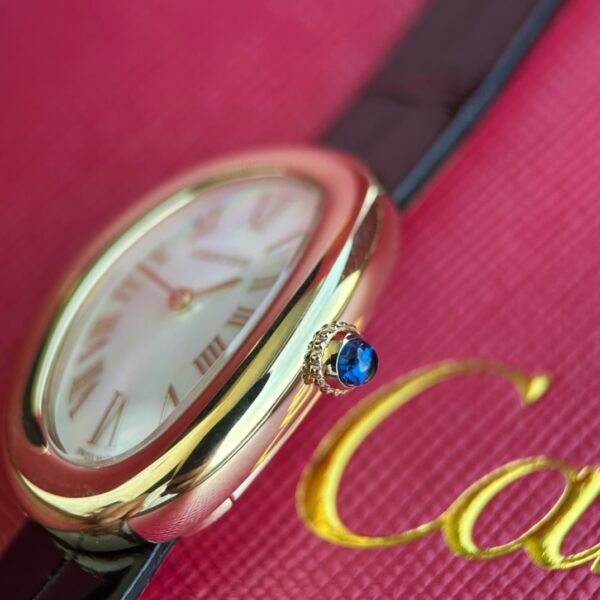 Cartier Watch Reference Pending Yellow Gold
