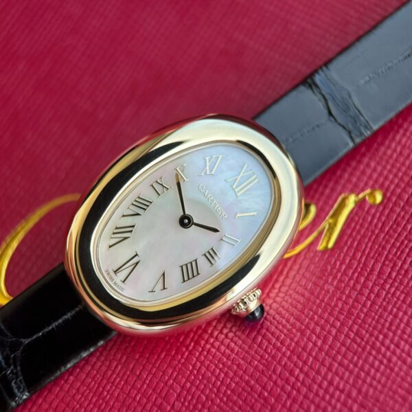 Cartier Watch Reference Pending Yellow Gold