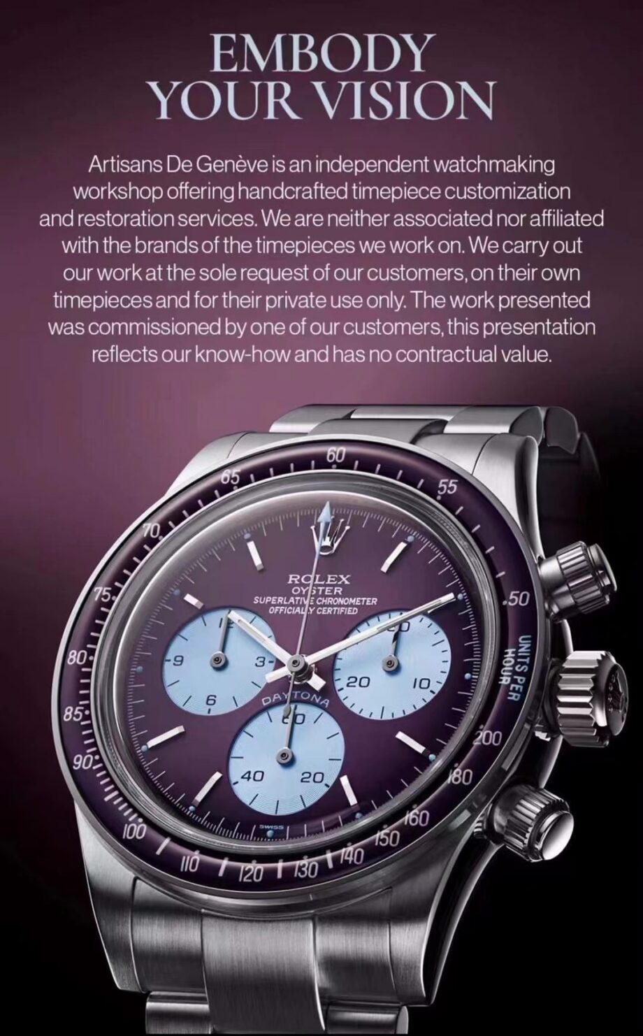 Rolex Daytona (DAYTONA) Smoked