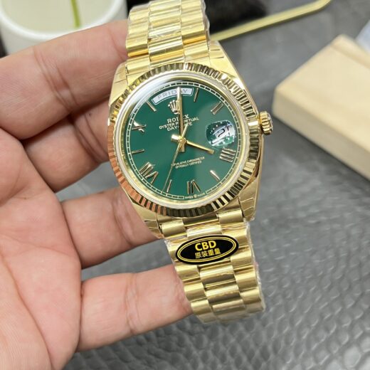 Rolex Watch 3255 Green image 5