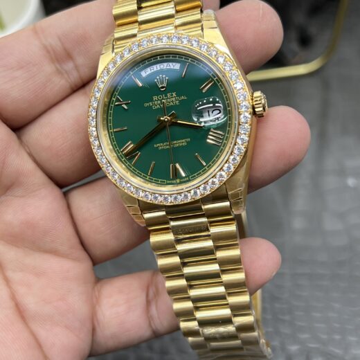 Rolex Watch 3255 Green image 5
