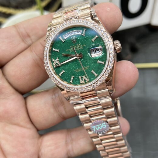 Rolex Watch 3255 Green image 5