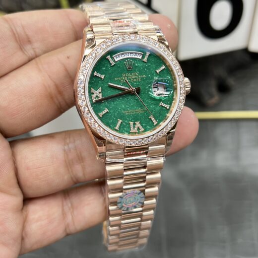 Rolex Watch 3255 Green image 4