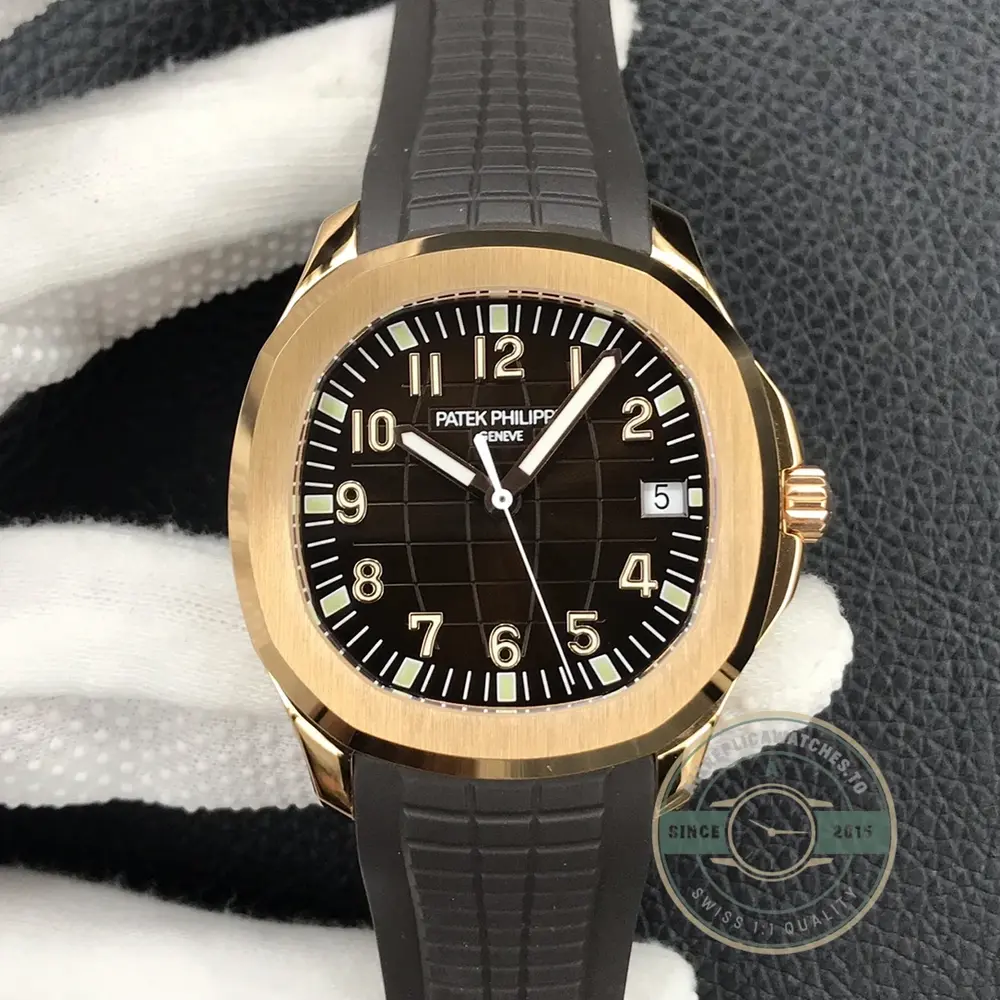 Replica Aquanaut 5167R-001 Date, Sweep seconds 40.8 mm, Rose gold - Image 2