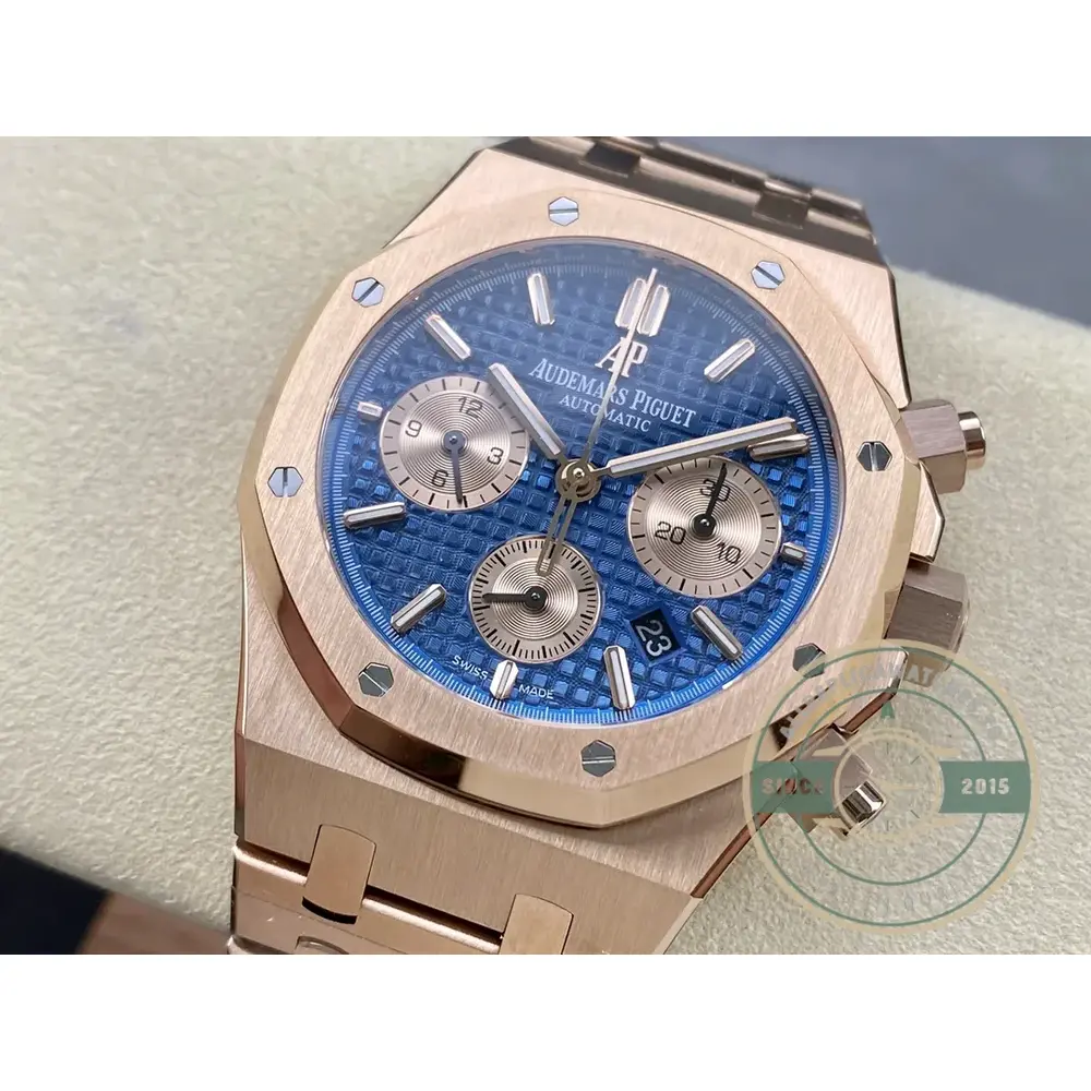 Super Clone Audemars Piguet Royal Oak 41 mm, Blue Ref. 26331OR.OO.1220OR.01 - Image 4