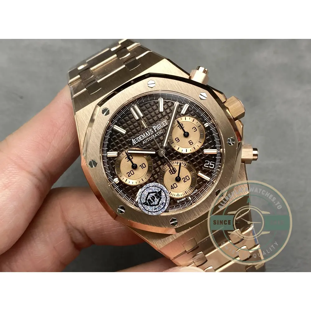 Super Clone Audemars Piguet Royal Oak Brown Dial 26240 - Image 4