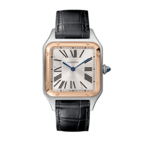 Cartier Santos Dumont Rose Gold & Silver W2SA0017