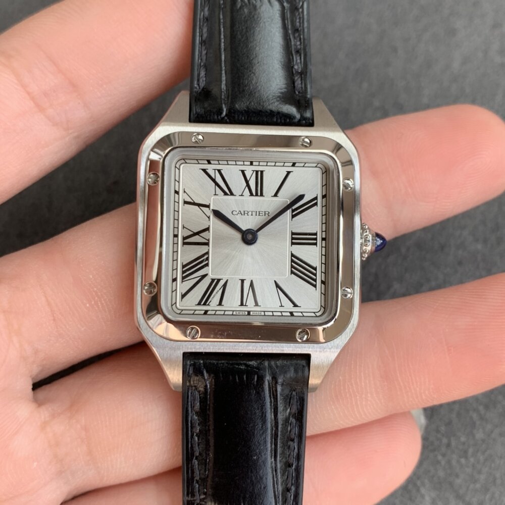 Replica Cartier Santos Dumont Silver Dial WSSA0023 - Image 7