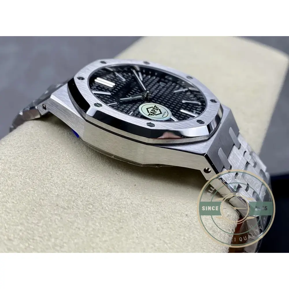Super Clone Audemars Piguet Royal Oak Black, 41 mm Ref. 15500ST.OO.1220ST.03 - Image 5