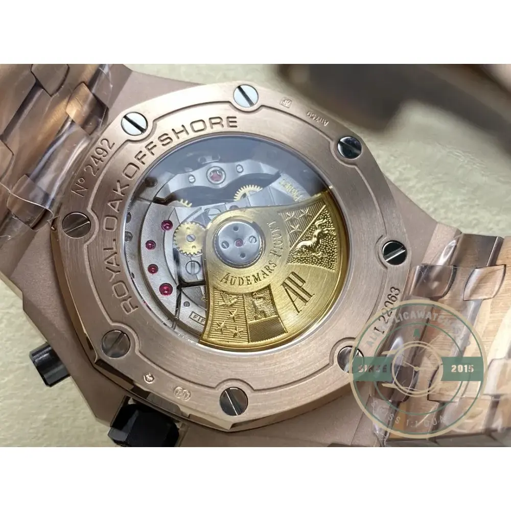 Replica Audemars Piguet Royal Oak Offshore Brown Golden Dial 44mm 26401RO.OO.002CA - Image 3