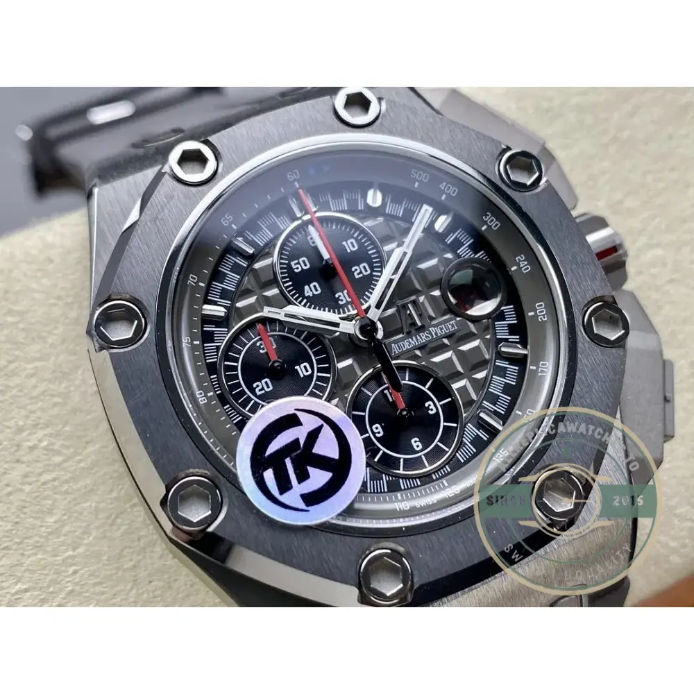 Replica Audemars Piguet Royal Oak Offshore Grey Black Dial 44mm 26568IM.OO.A004CA - Image 2