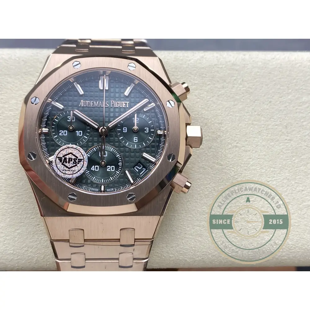 Replica Audemars Piguet Royal Oak Green Dial 26240OR.OO.1320OR.08 - Image 5