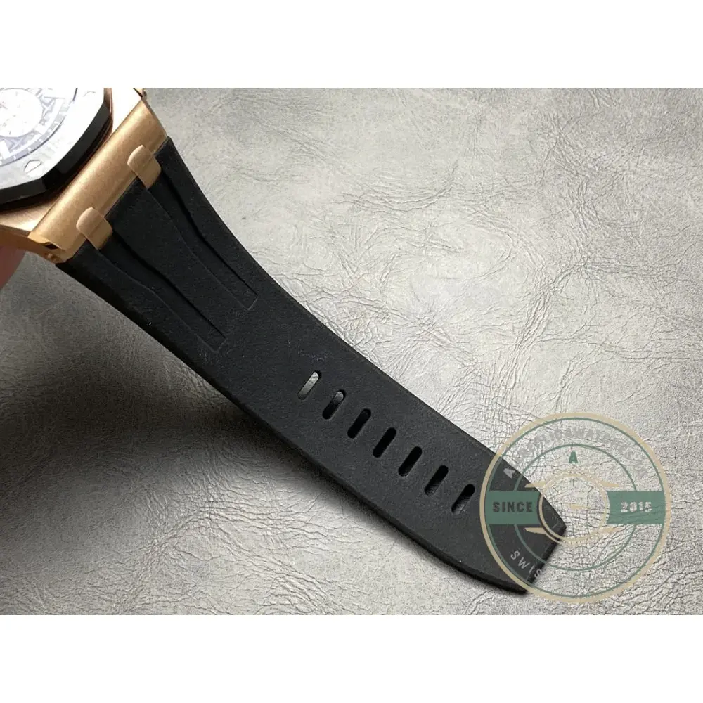 Replica Audemars Piguet Royal Oak Offshore Black Tapisserie Dial 44mm 26401RO.OO.A002CA - Image 8