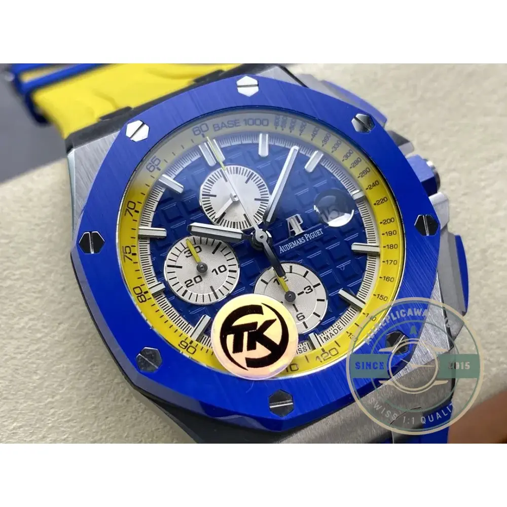 Replica Audemars Piguet Royal Oak Offshore Blue Dial 44mm 26400SO.OO.A057CA.01 - Image 6