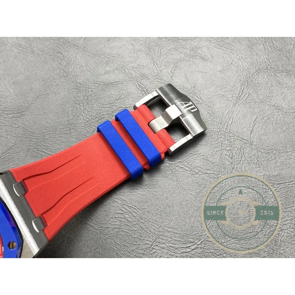 Replica Audemars Piguet Royal Oak Offshore Bright Blue Dial 44mm 26400SO.OO.A502CA.01 - Image 8