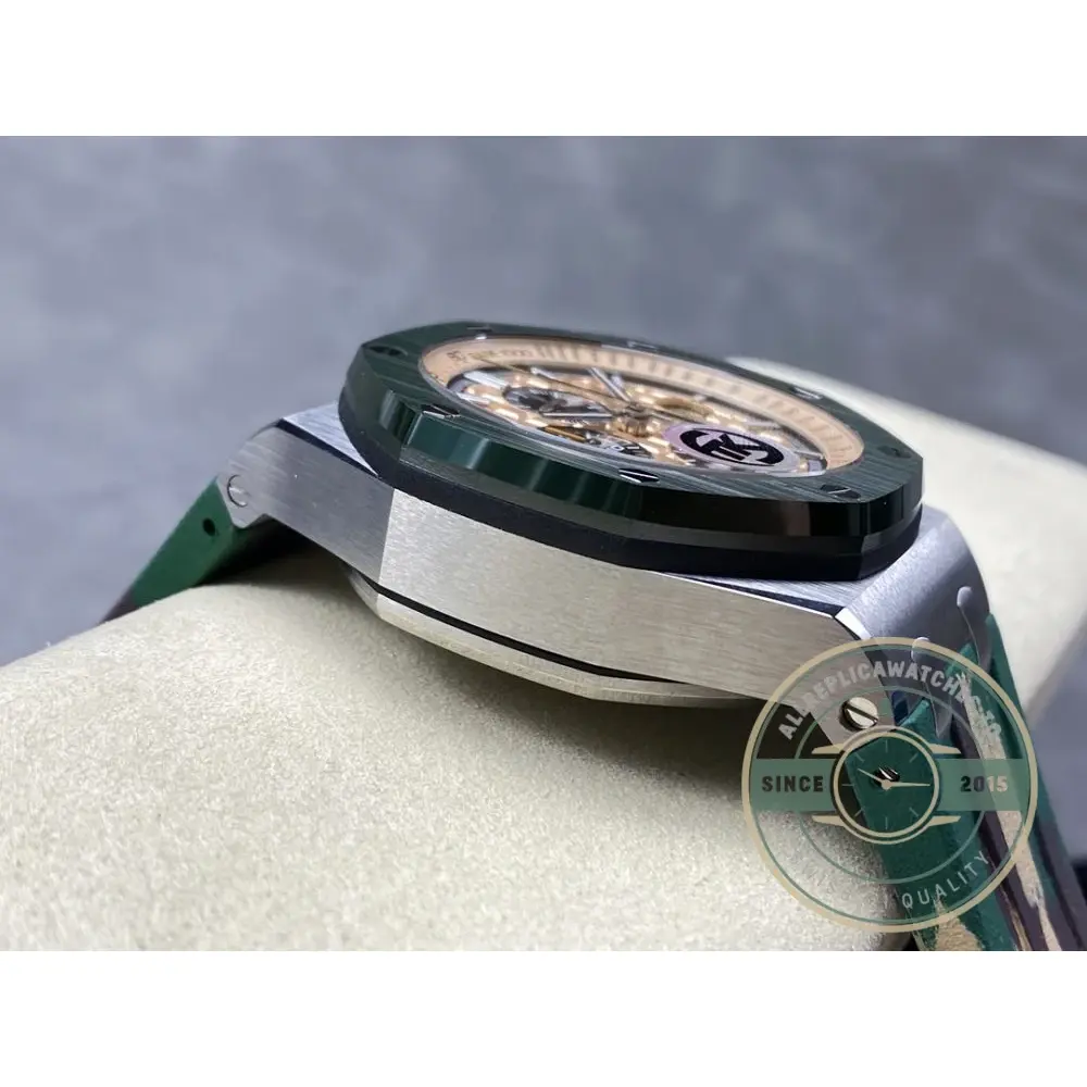 Replica Audemars Piguet Royal Oak Offshore Khaki Gold Dial 44mm 26400SO.OO.A054CA.01 - Image 5