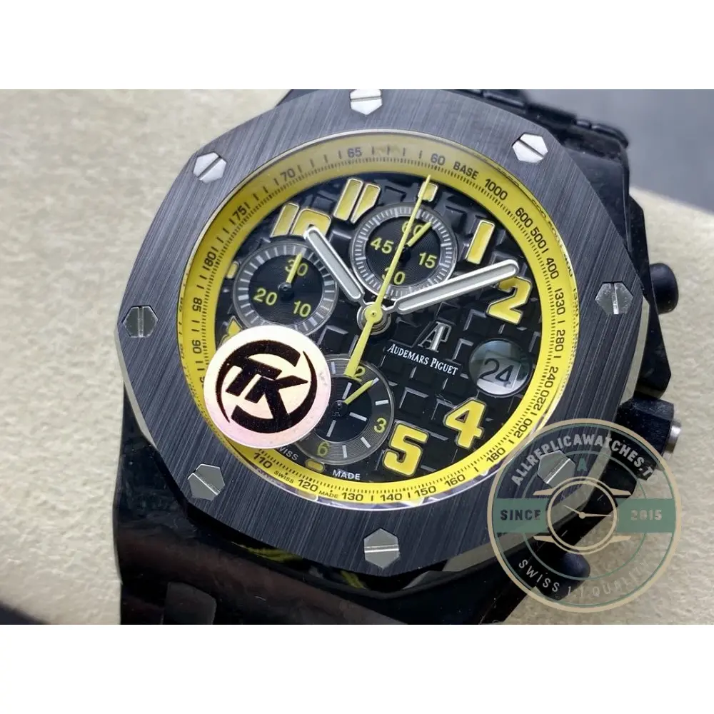 Replica Audemars Piguet Royal Oak Offshore Yellow Dial 44mm 26176FO.OO.D101CR.02 - Image 3