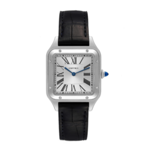 Replica Cartier Santos Dumont Silver Dial WSSA0023