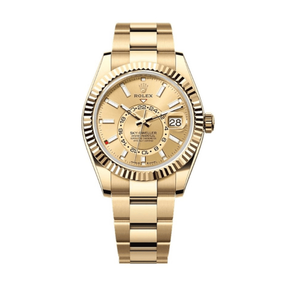 Replica Rolex Sky-Dweller Champagne Dial 42mm 336938