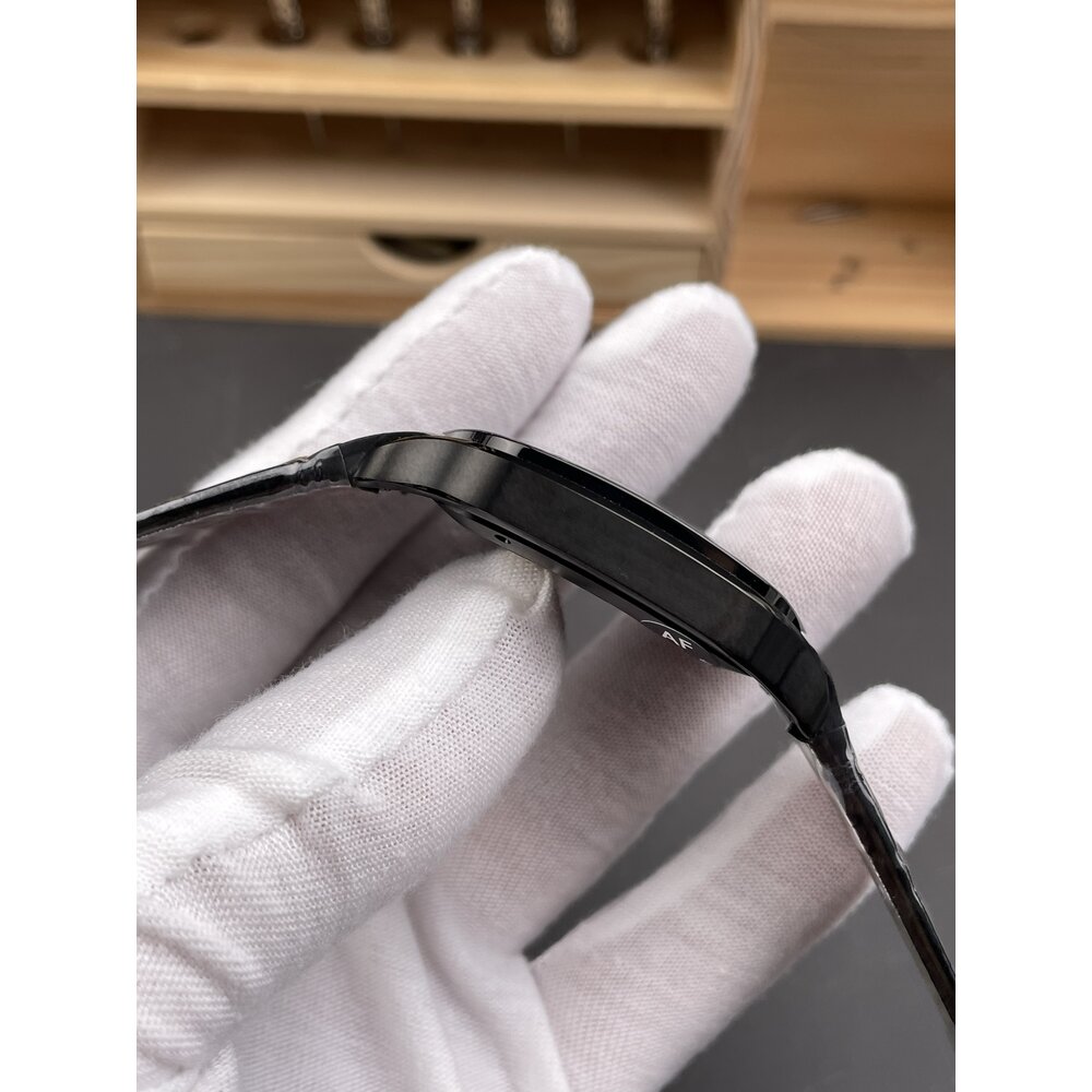 Replica Santos de Cartier CRWSSA0039 Black Ceramic - Image 5