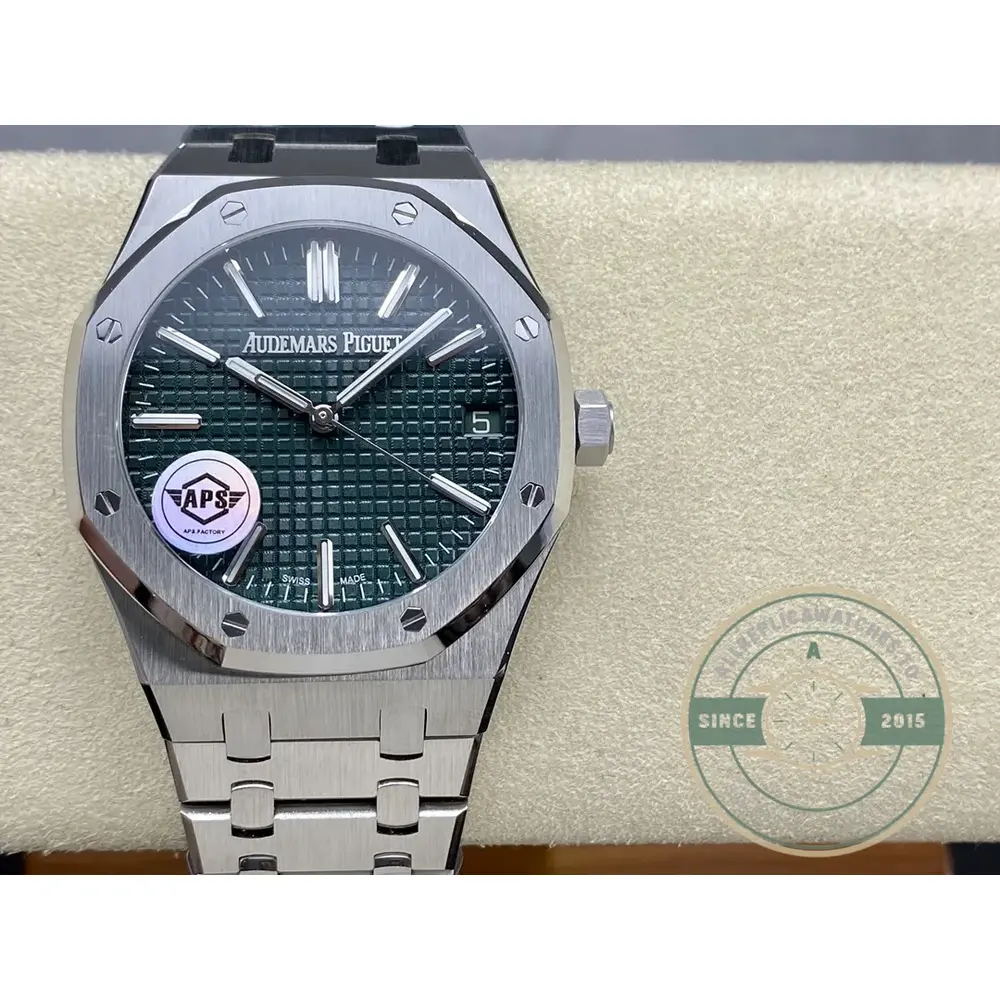 Super Clone Audemars Piguet Royal Oak Green Dial 15510ST.OO.1320ST.09 41mm - Image 5