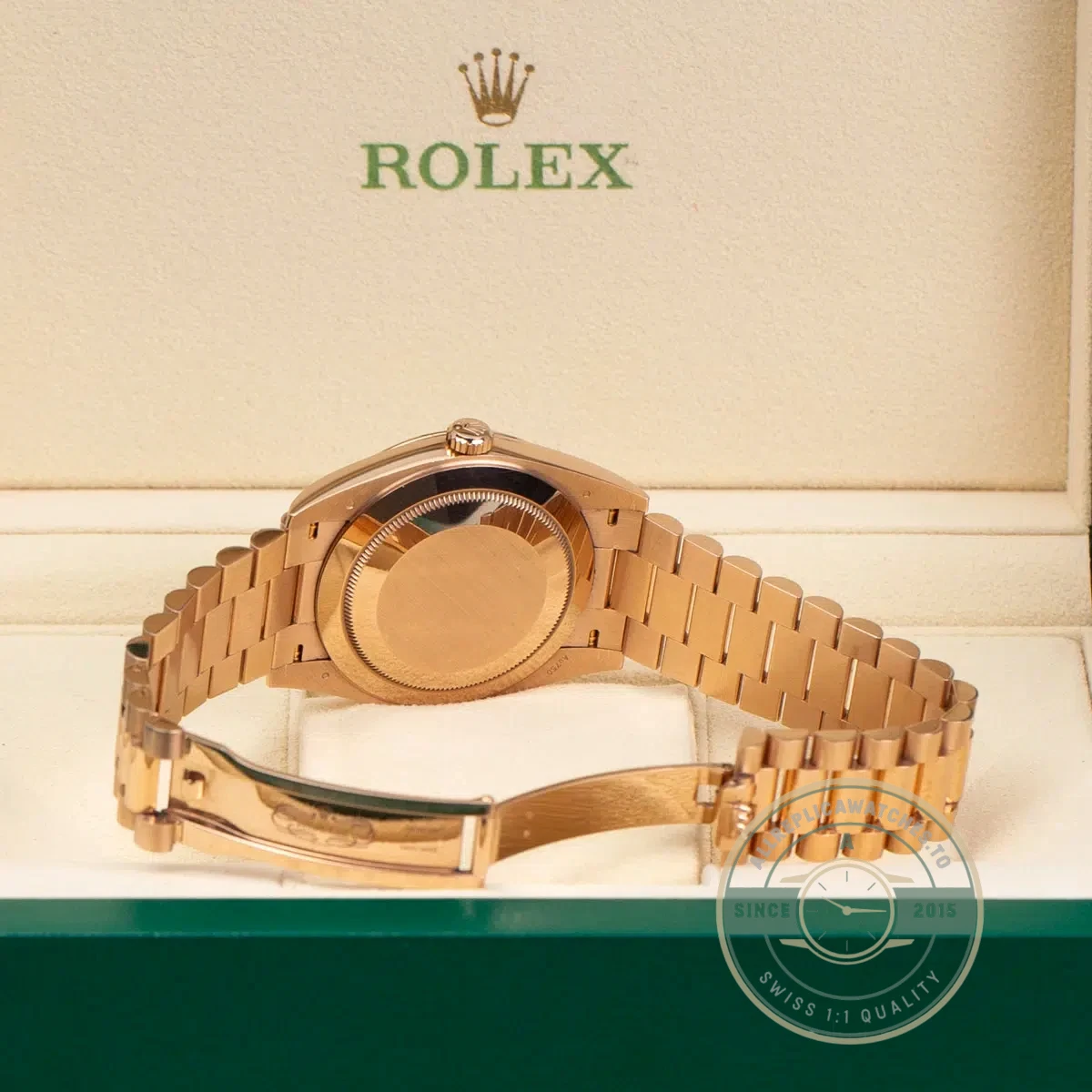 Rolex 228235-0002 Day-Date 40 Everose Chocolate Roman - Image 3