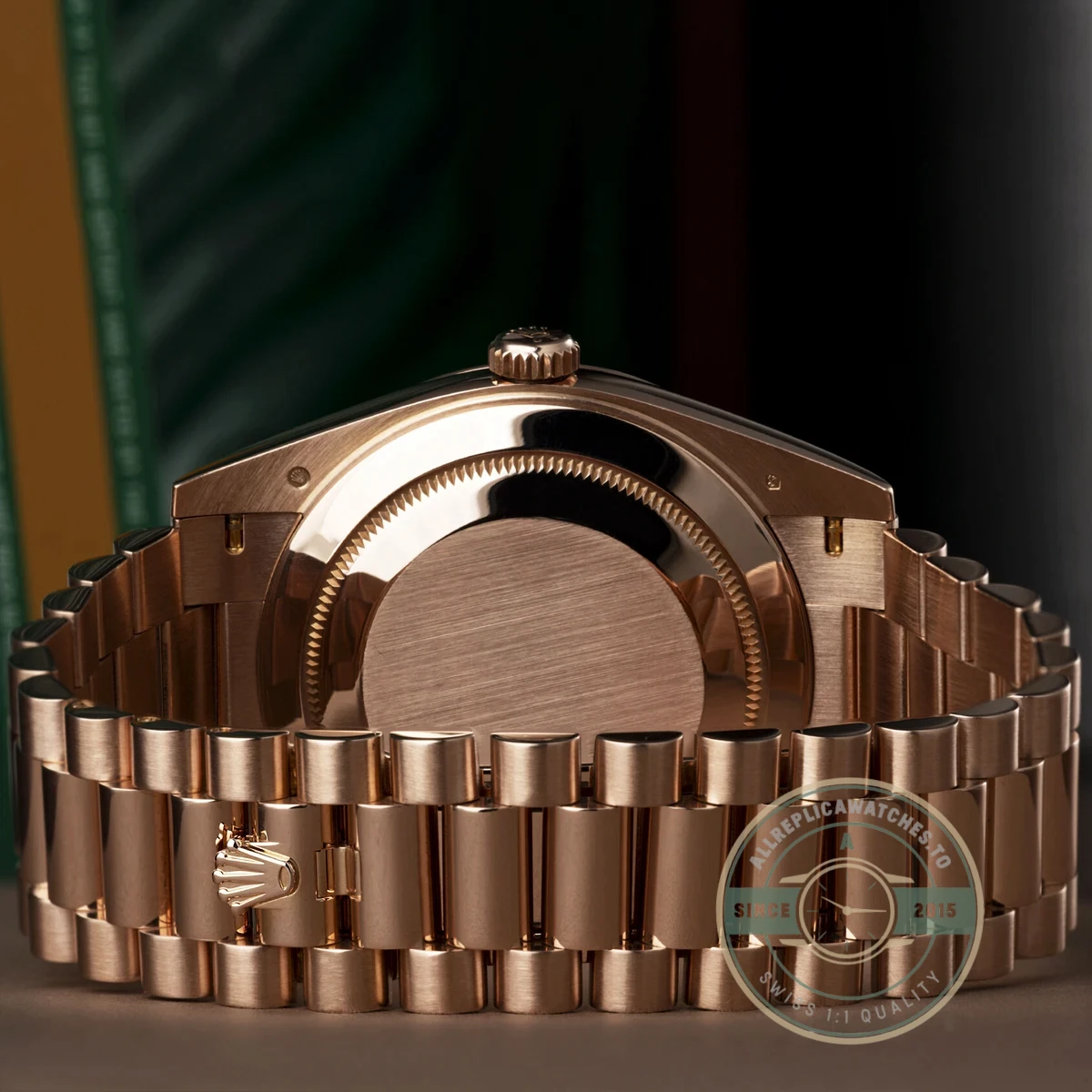 Rolex 228235-0002 Day-Date 40 Everose Chocolate Roman - Image 8