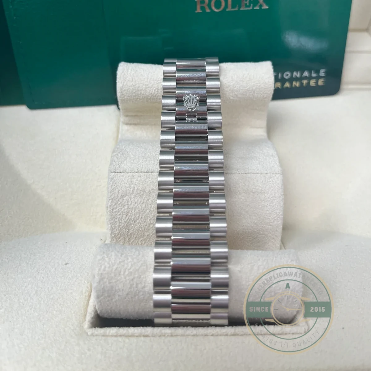 Rolex 228239-0055 Day-Date 40 White Gold Meteorite Baquette - Image 4
