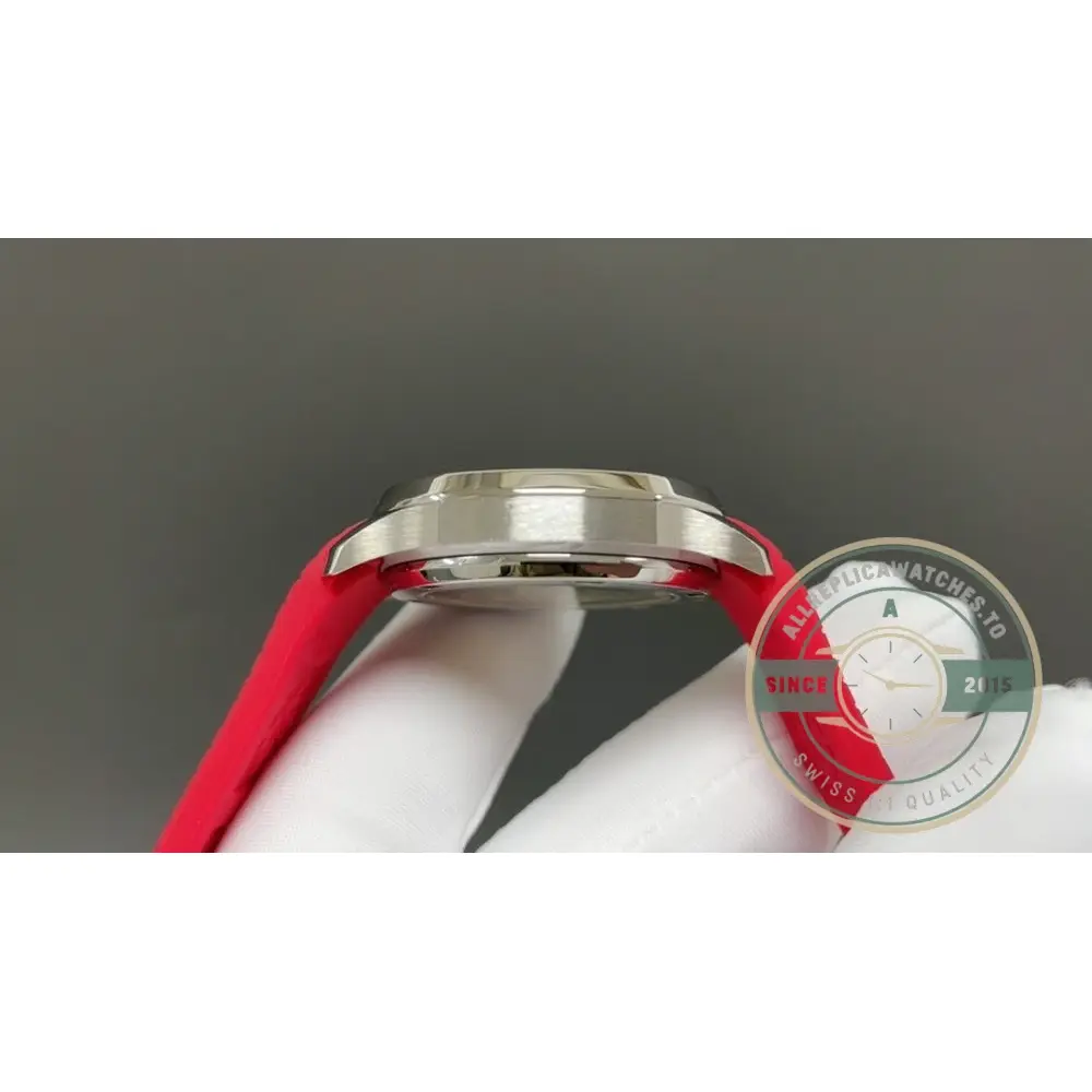 Replica Aquanaut 5267/200A-011 Patek Philippe Luce 38.8 mm, Steel, Red Dial - Image 5