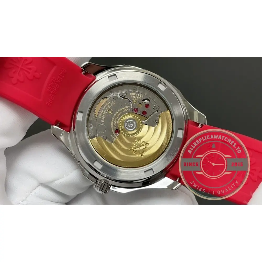 Replica Aquanaut 5267/200A-011 Patek Philippe Luce 38.8 mm, Steel, Red Dial - Image 6