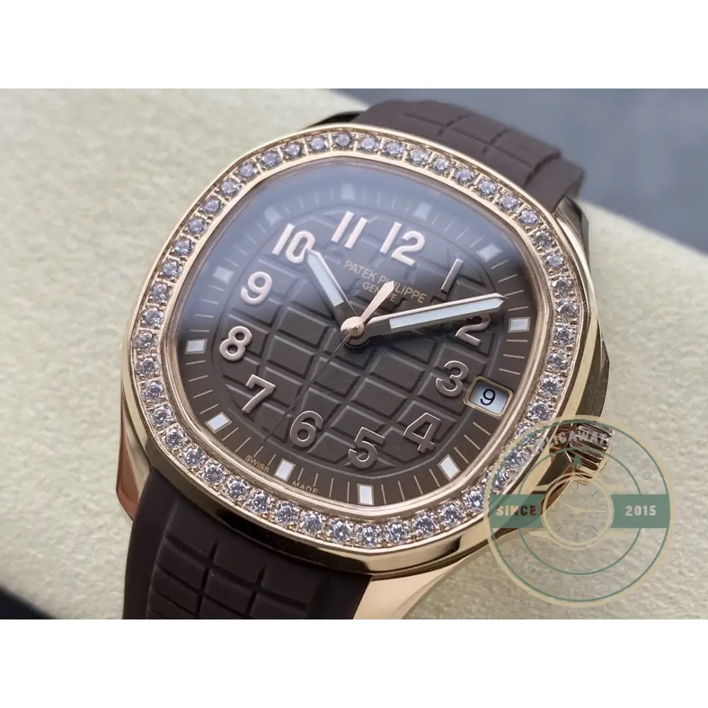 Replica Aquanaut 5268/200R-010 Patek Philippe Luce 38.8 mm, Rose gold, Brown Dial - Image 4