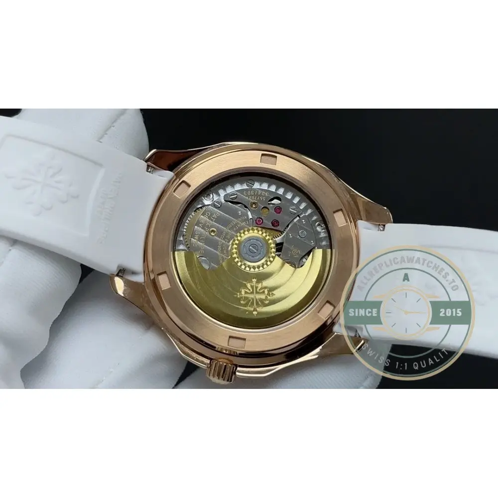 Replica Aquanaut 5268/200R-010 Patek Philippe Luce 38.8 mm, Rose gold, White Dial - Image 6
