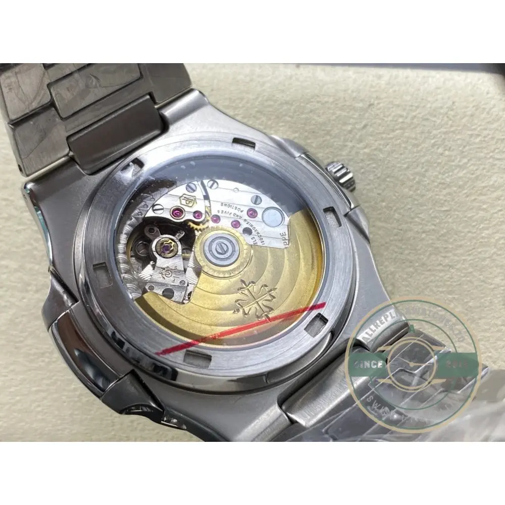 Replica Tiffany Nautilus 5740/1G Patek Philippe Perpetual Calendar 40 mm, White - Image 7