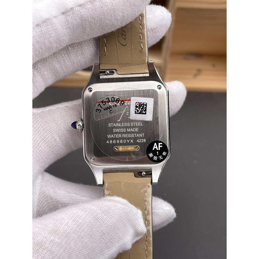Replica Dumont Large Steel Yellow Gold 43 mm W2SA0028 - Image 2