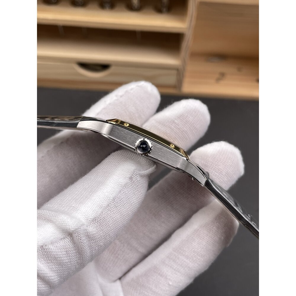 Replica Dumont Large Steel Yellow Gold 43 mm W2SA0028 - Image 6