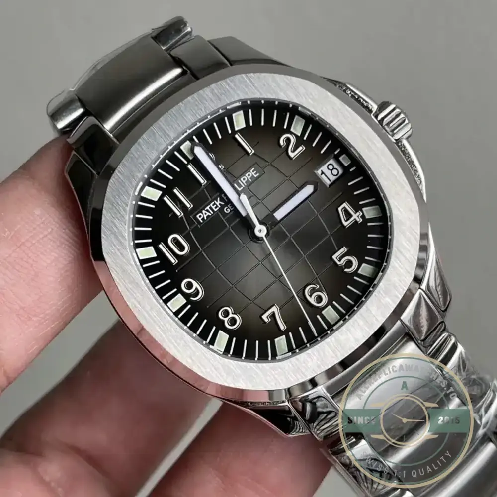Replica Aquanaut 5167/1A-001 Patek Philippe Date, Sweep seconds 40.8 mm, Stainless steel - Image 6