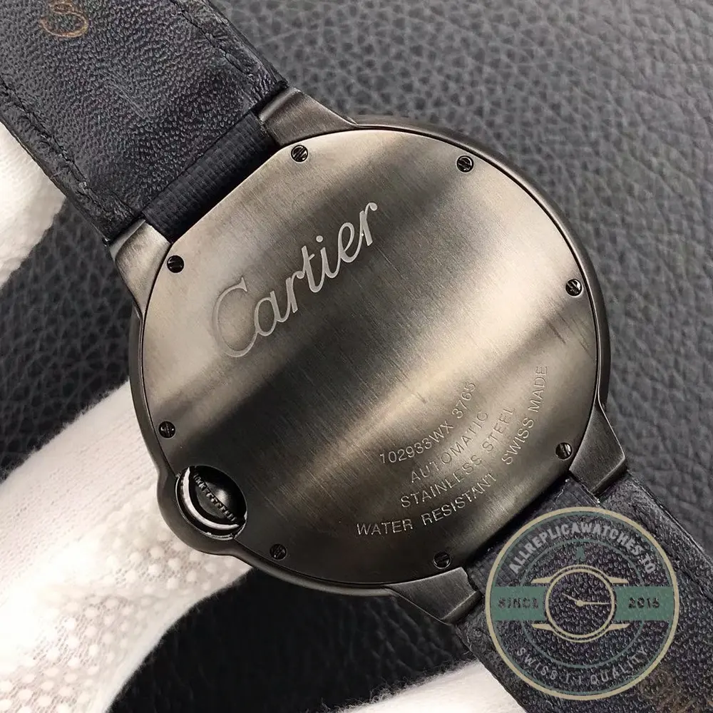 Replica Cartier Ballon Bleu 42mm Black Dial WSBB0015 - Image 6