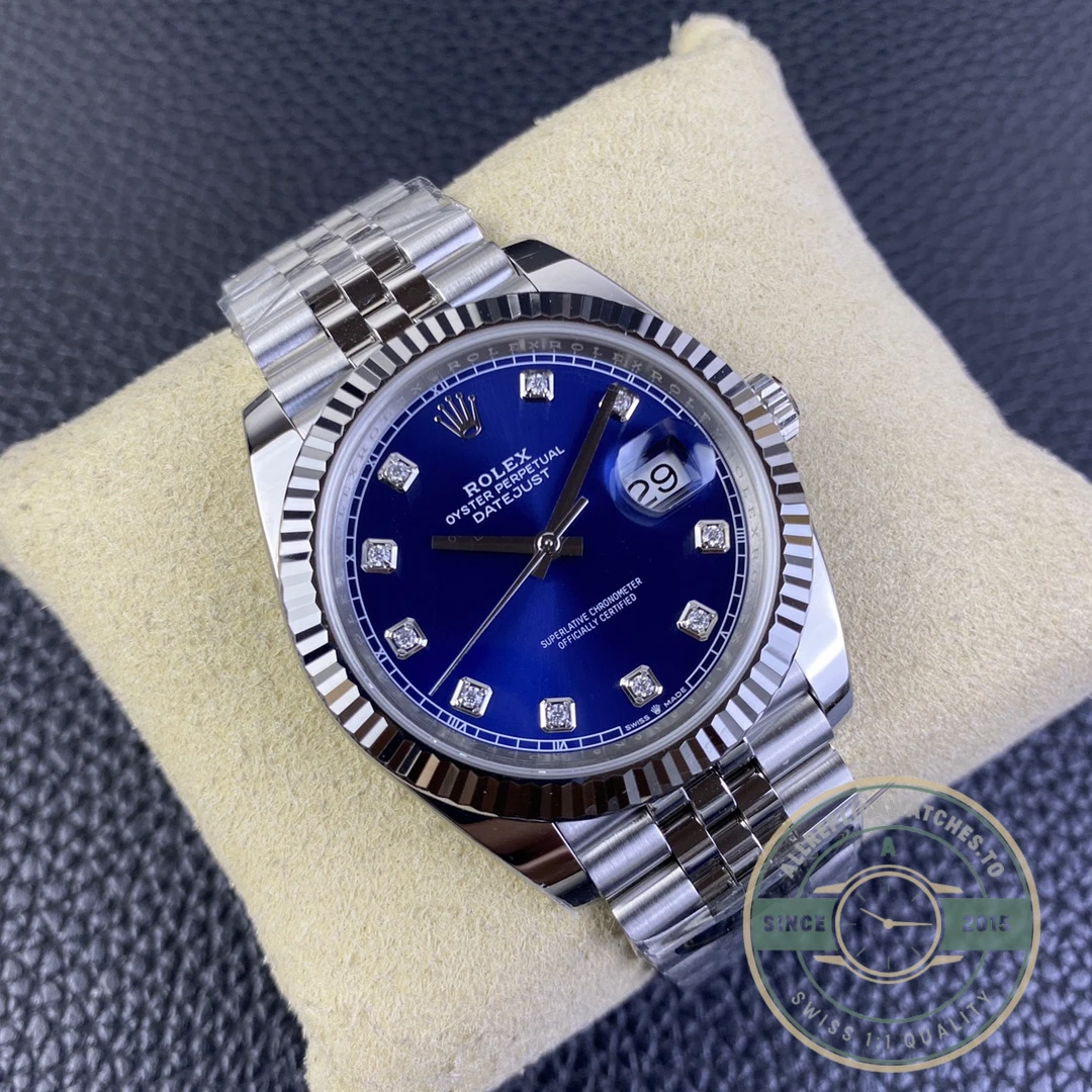Replica Datejust Blue Diamond Dial 41mm 126334 - Image 8