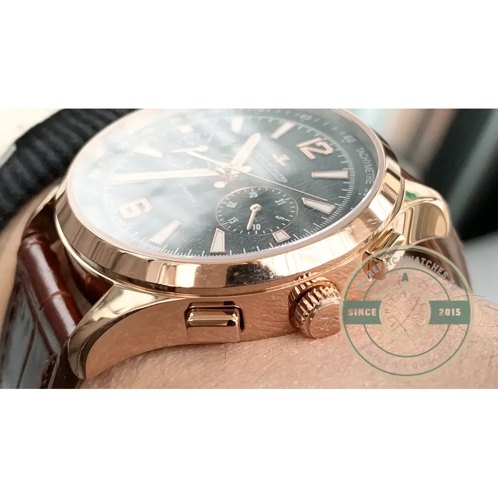 Replica Jaeger-LeCoultre Polaris Rose Gold 42 mm Black Dial 9022450 - Image 6