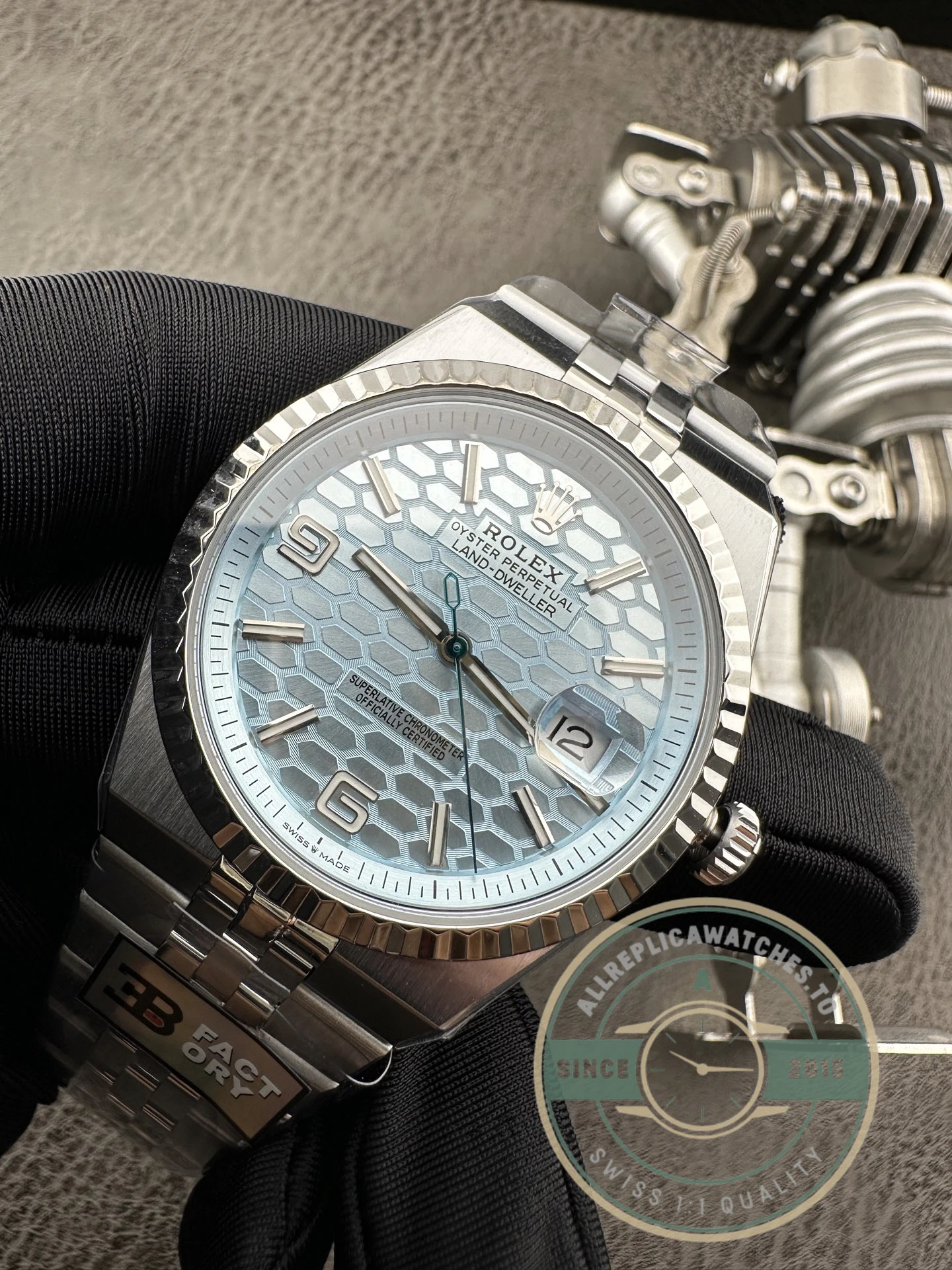 Replica Land-Dweller 40 mm M127336 Blue Dial - Image 8